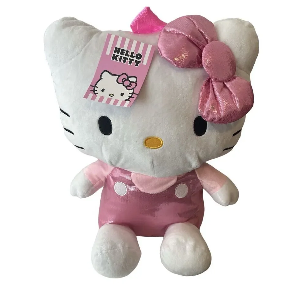 NWTHello Kitty Plush Backpack Multi-Color 14.5 